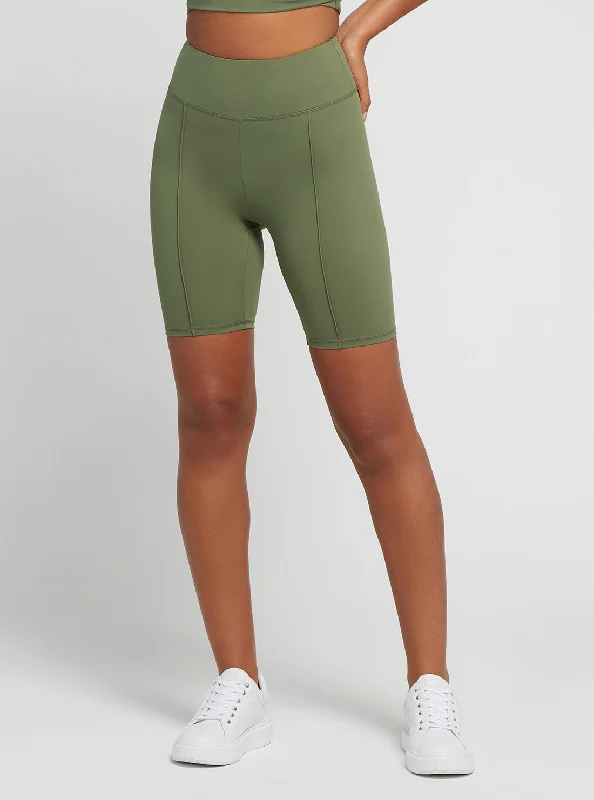 Stylish women’s clothing designed for comfort   Green Coline Active Bike Shorts