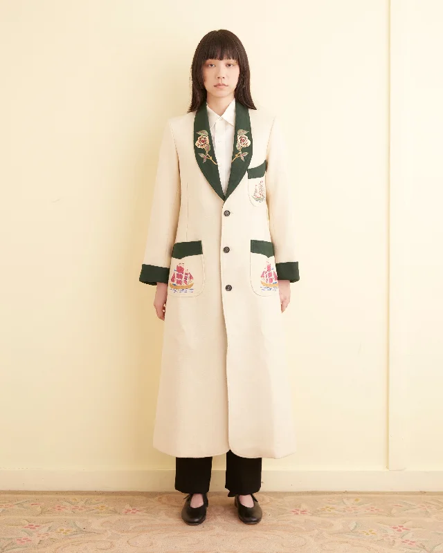 Clothing that’s as bold as you are   Embroidered Barque Theatre Coat