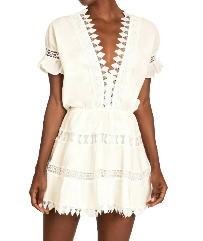 Feminine silhouettes for the modern woman   Ora Dress In White