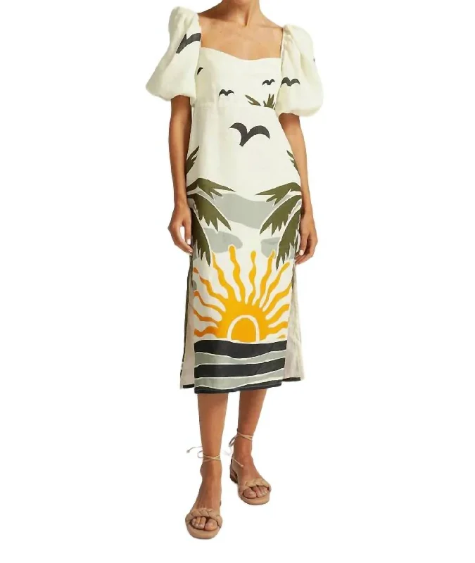 Cozy women’s clothing for the colder months   Uti Dress In Sole Ivory