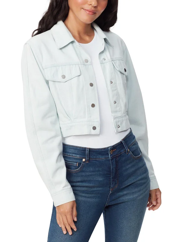 Womens Crop Denim Denim Jacket