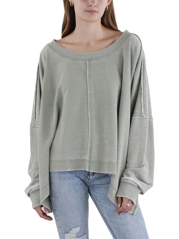 Stylish women’s clothing designed for comfort   Daisy Womens Heathered Cotton Sweatshirt